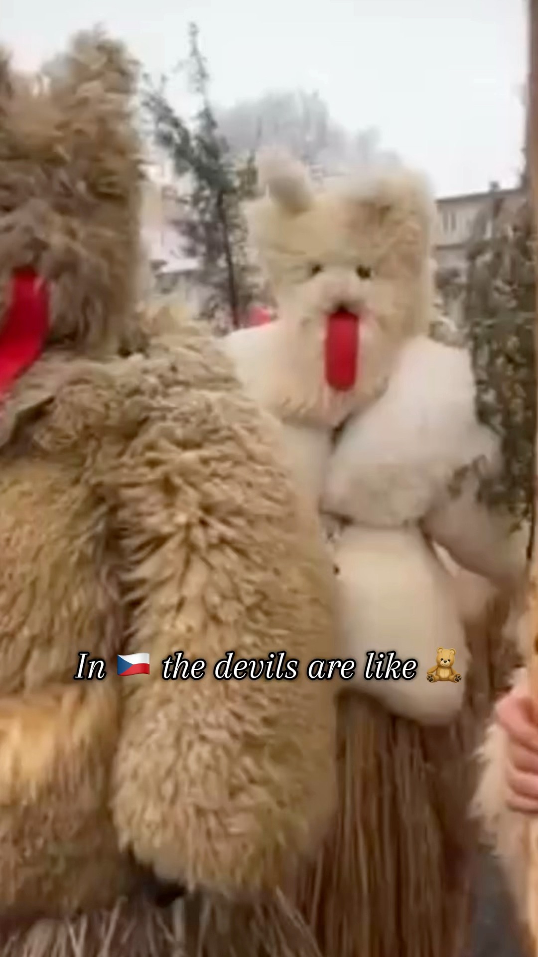 The Czech St Nicholas Day devils are like Teddy Bears 🧸🥺 Found in the ...
