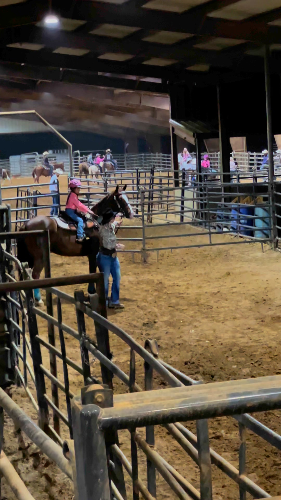 Astyn and Kia. November 1, 2024. Cajun Little Britches Rodeo. Deridder ...