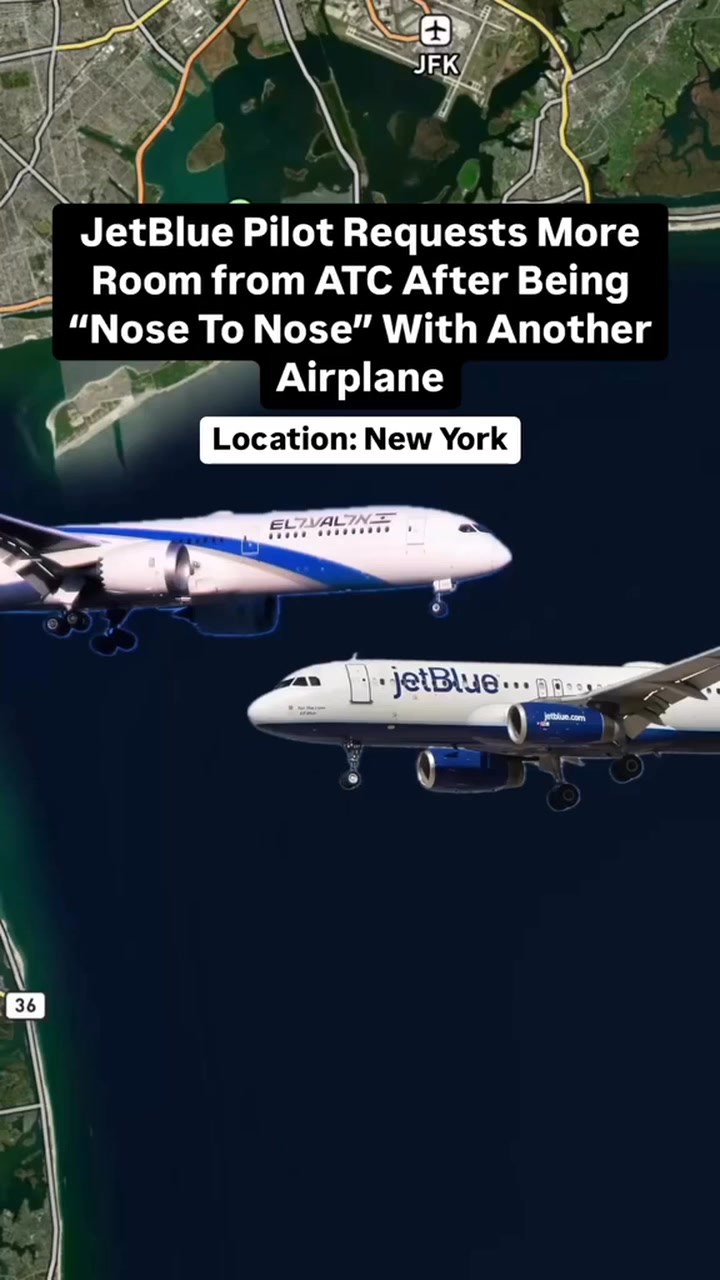 JetBlue Pilot Requests More Room From ATC After Being “Nose To Nose ...