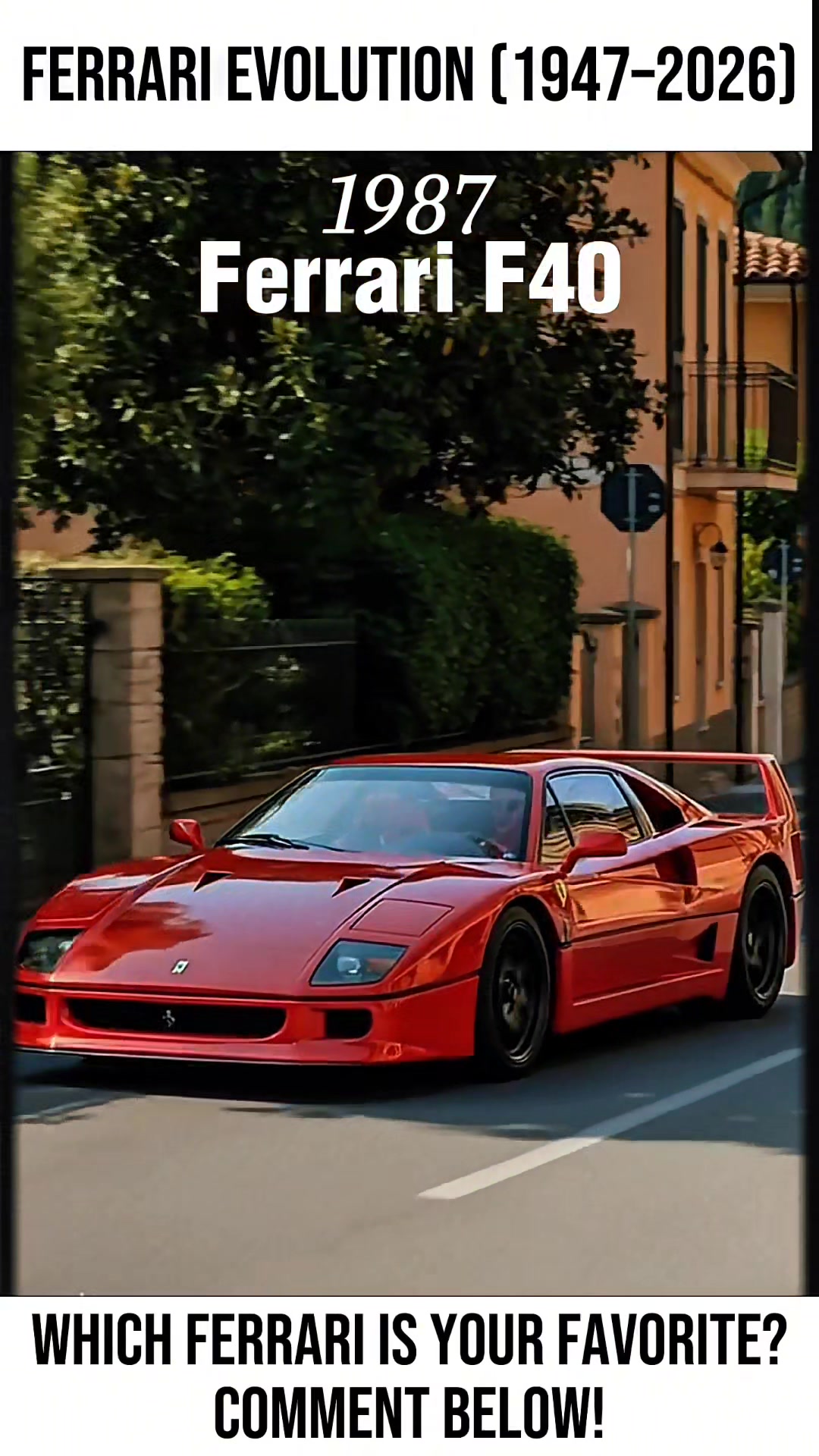 Watch the full evolution of Ferrari from the iconic 125 S (1947) all ...