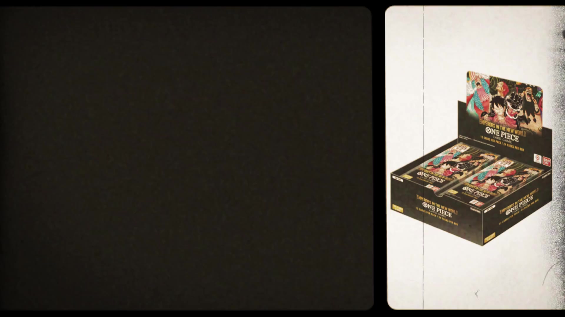 op09 booster box preorder Four Emperors Case (JP) Please note Japanese One Piece TCG Boxes typically do not come with external plastic shrink wrap One Piece OP-09 Booster Box