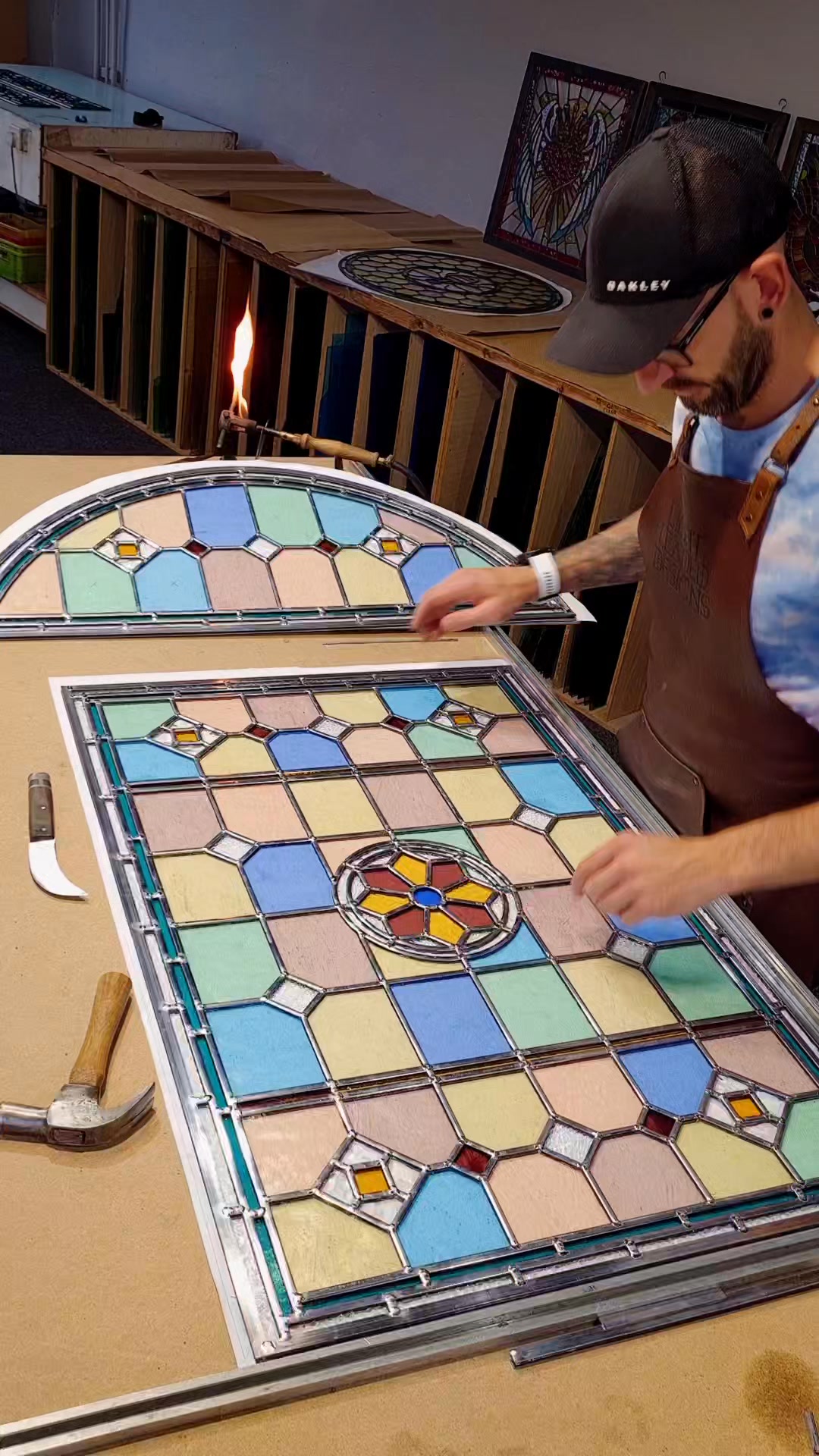 Completed making the cutest little Mackintosh Rose transom window this ...
