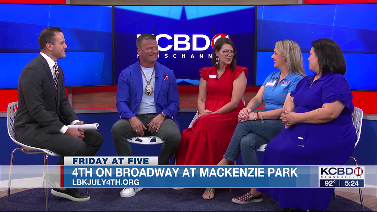 FRIDAY AT FIVE: We're a week away from the 4th on Broadway celebration ...