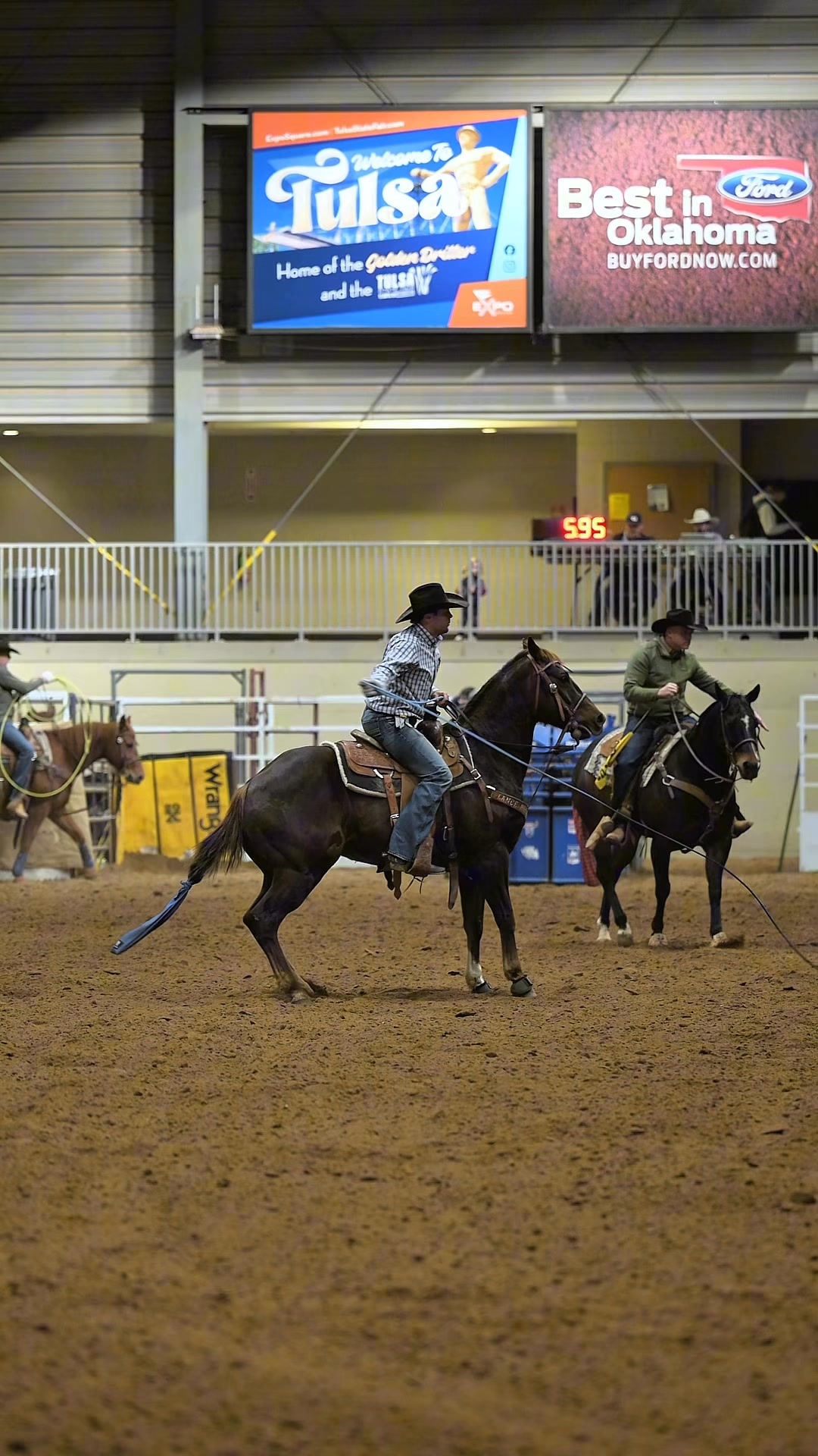 Tulsa, OK 13.5 Super 5 Team Roping, 𝐂𝐨𝐧𝐠𝐫𝐚𝐭𝐮𝐥𝐚𝐭𝐢𝐨𝐧𝐬 𝐭𝐨 Clay Meckleberg ...