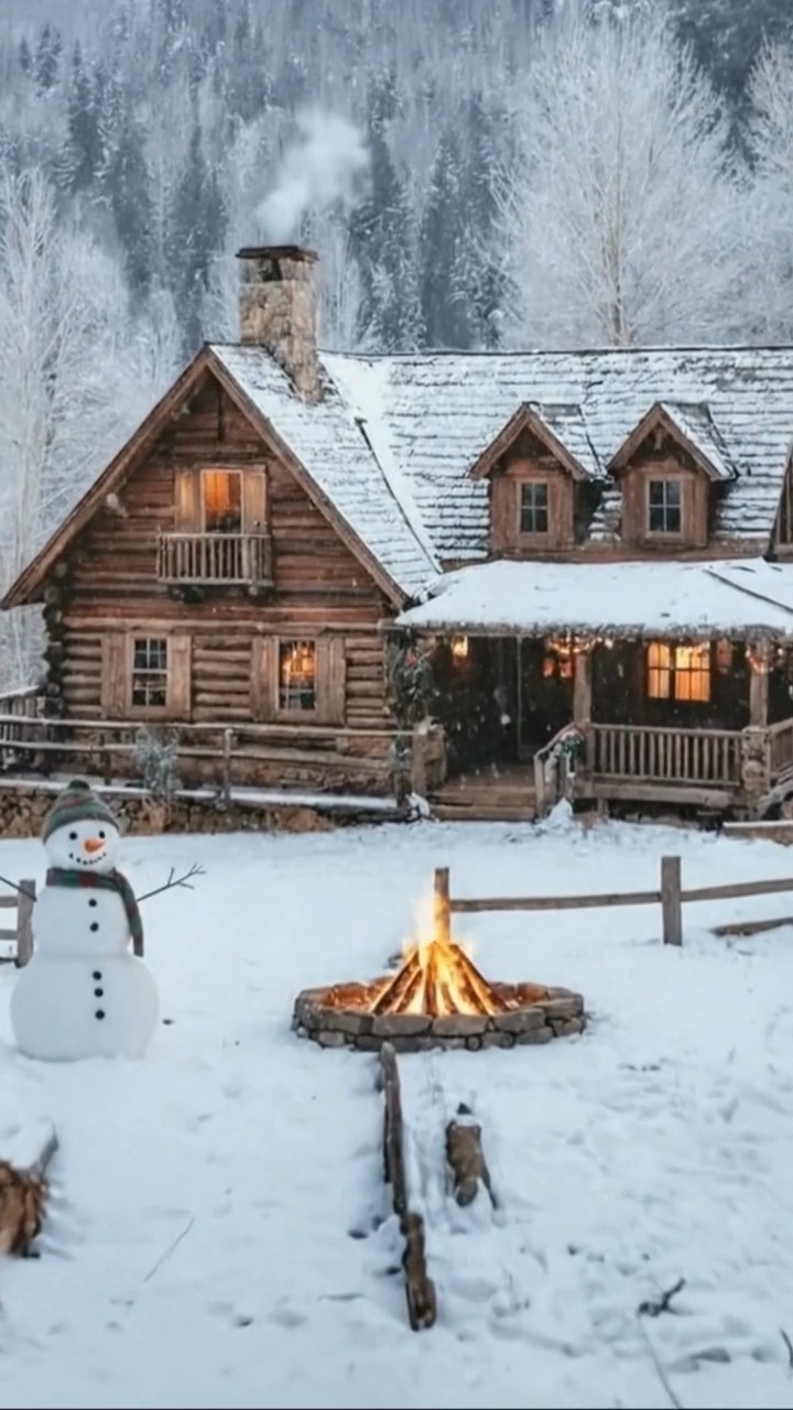 Cozy winter cabin moments feel like stepping into a quiet dream where ...