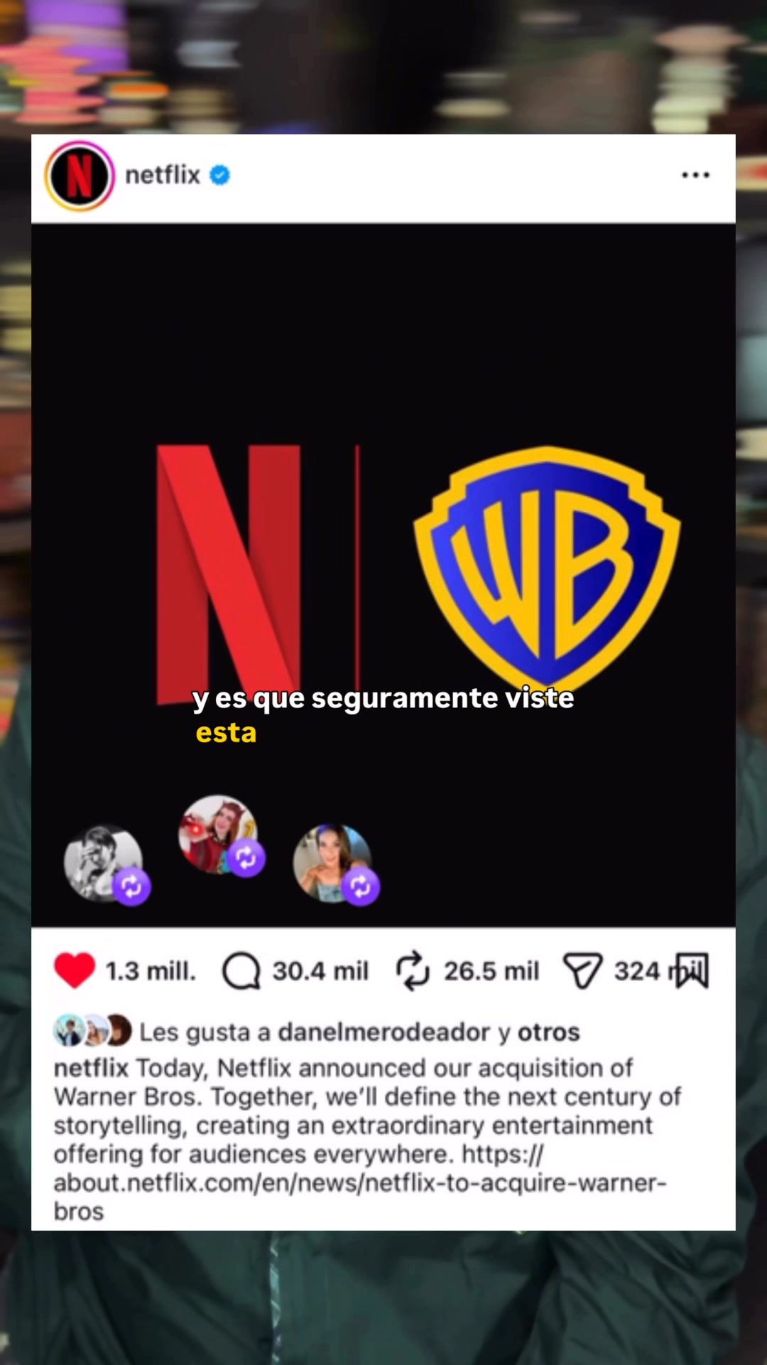 Netflix NO comprará Warner Bros, ahora será Paramount ¿se esperaban ...