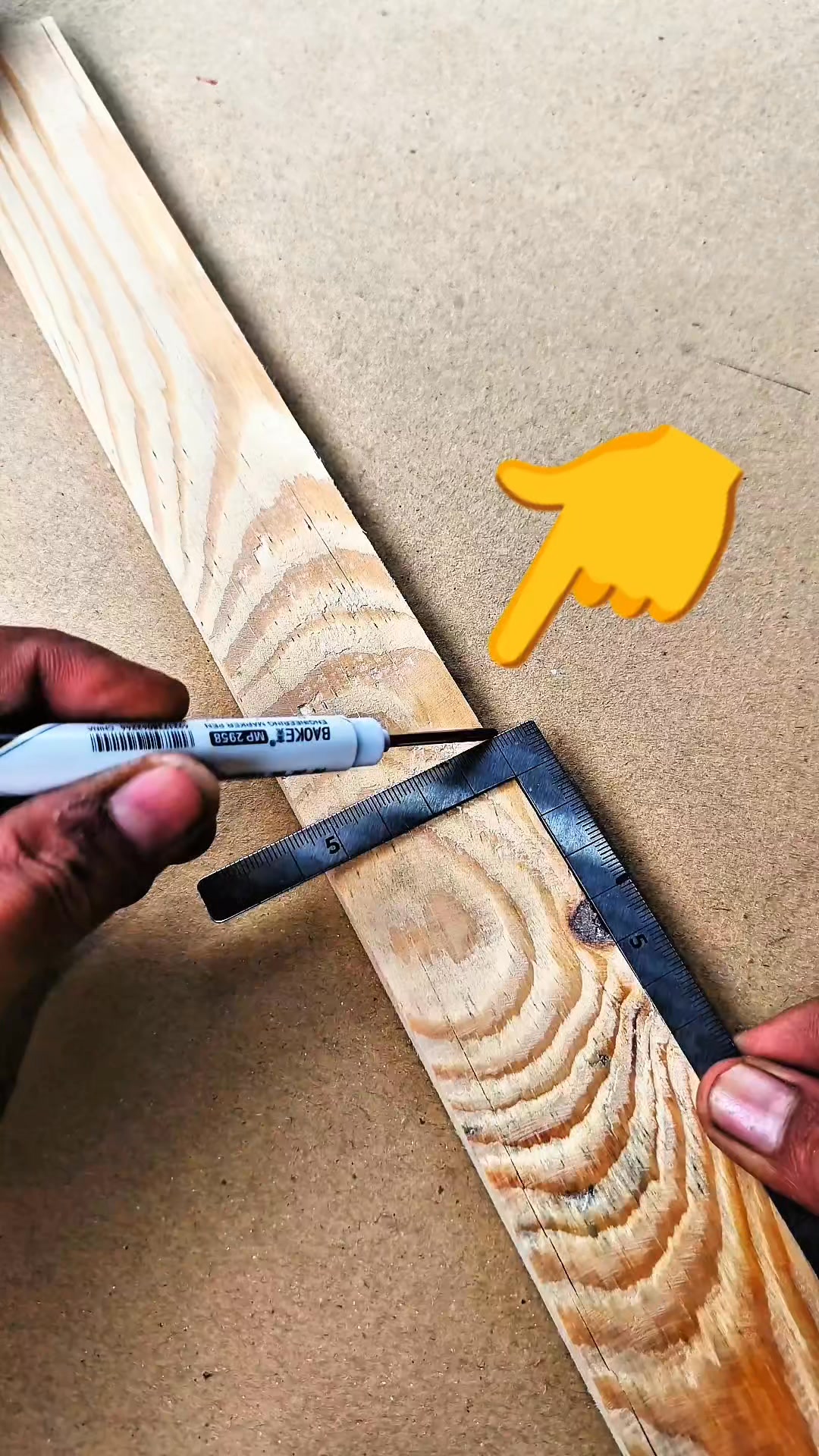 Use a ruler or set square to form a 90-degree angle pattern. # ...