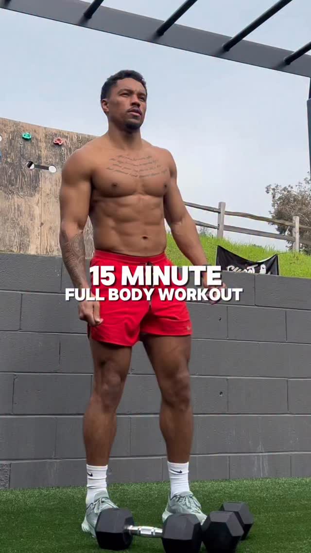 15 MINUTE FULL BODY WORKOUT 🔥 - 4 ROUNDS | 30 SECONDS EACH EXERCISE ...