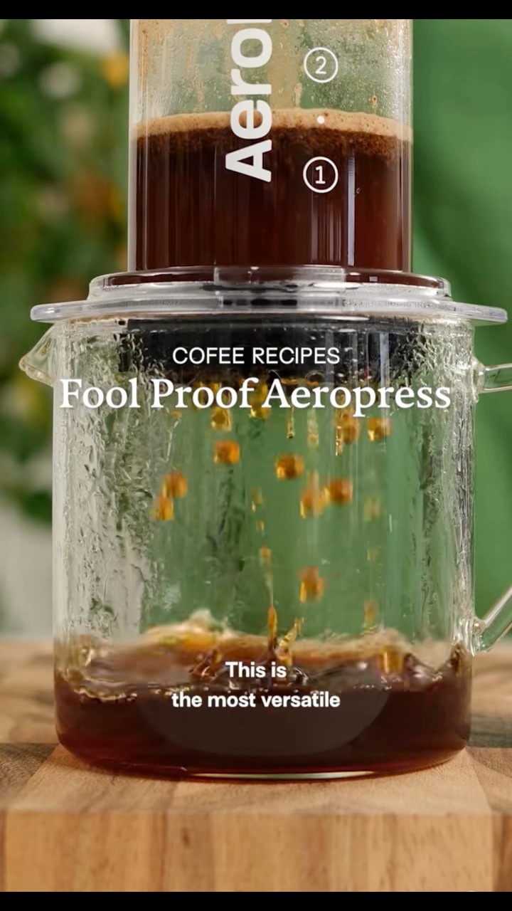 Fool Proof Aeropress☕️ #espresso #coffeetutorial #coffee #fbfollowers # ...