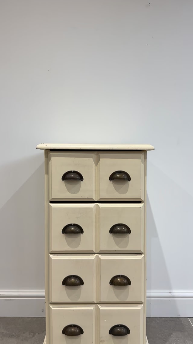 Colourful, quirky, grunge - this chest of drawers has got personality ...