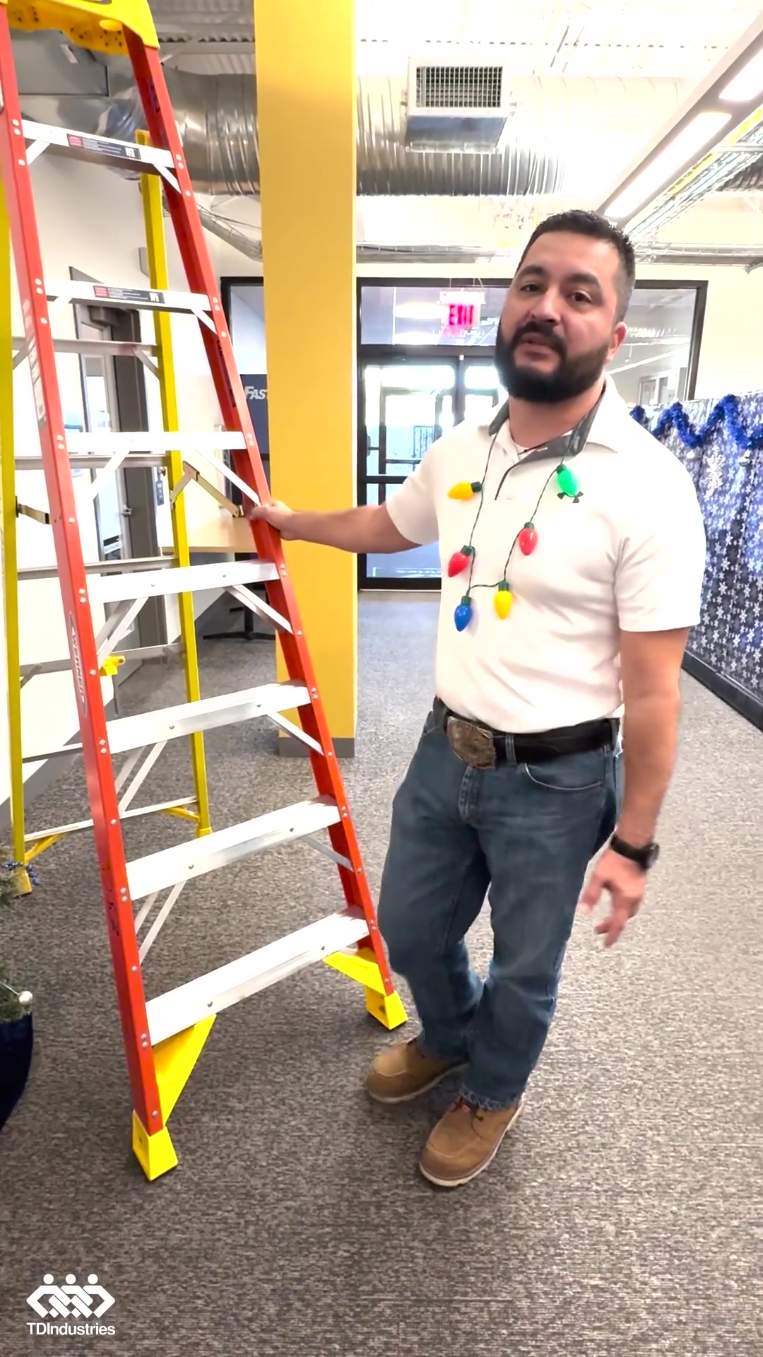 Lights, garland, ornaments… and ladder safety. 🎄🪜 Make sure your ...