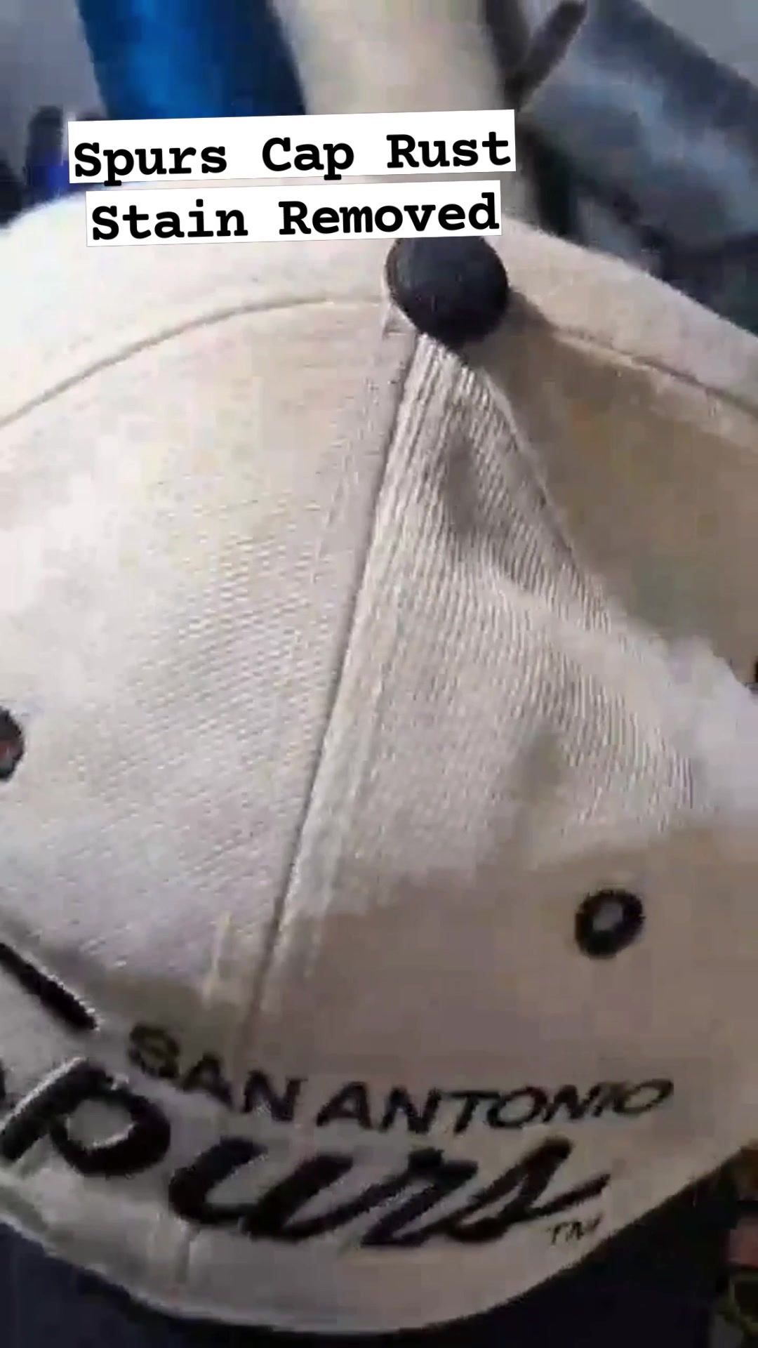 Spurs Cap Rust Stain Removed #capsmith #CapClinic #PrinceCire # ...