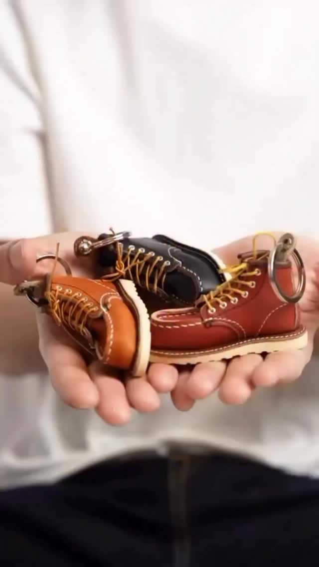 レッドウィング　キーホルダー　モック　REDWING Red Wing miniature leather key hanger from Japan