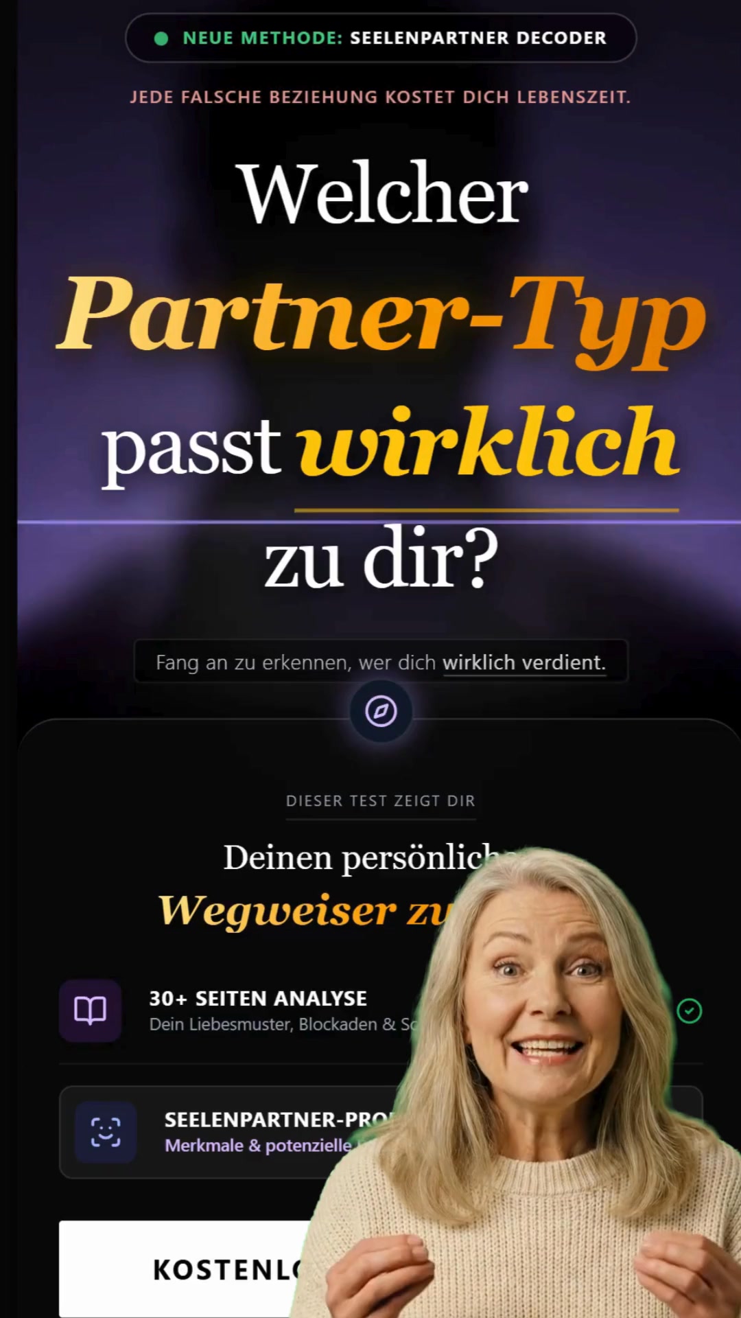 Manchmal müssen wir erst uns selbst finden, bevor wir den richtigen ...