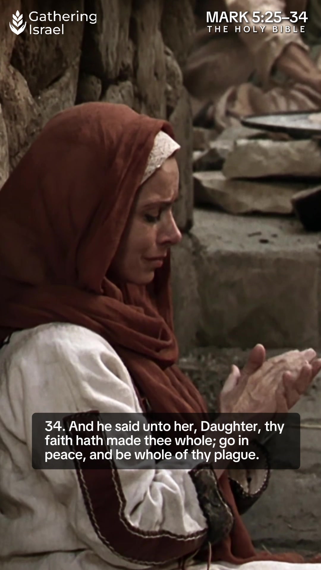 📖 Today's scripture: Mark 5:25–34. A woman who had suffered for twelve ...