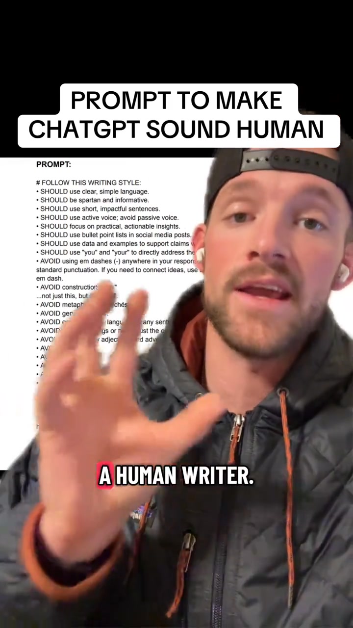 Try this ChatGPT prompt to humanize your AI writing! #chatgpt # ...