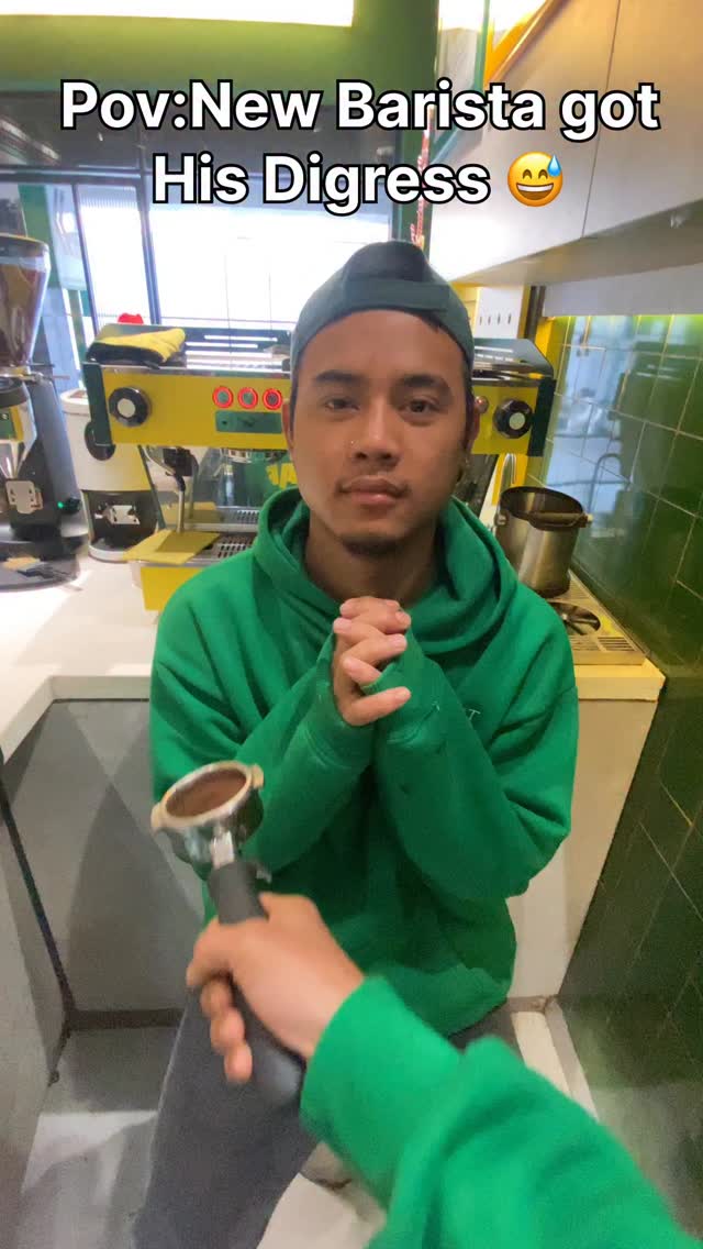 Pov: New Barista got his Barista digress 😅 #newpost #newreels # ...