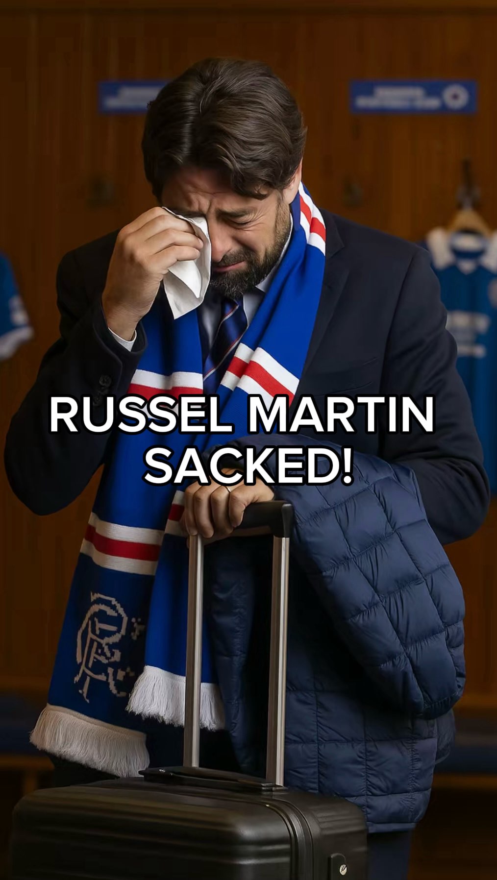BREAKING NEWS! Russell Martin has officially been sacked by Rangers ...