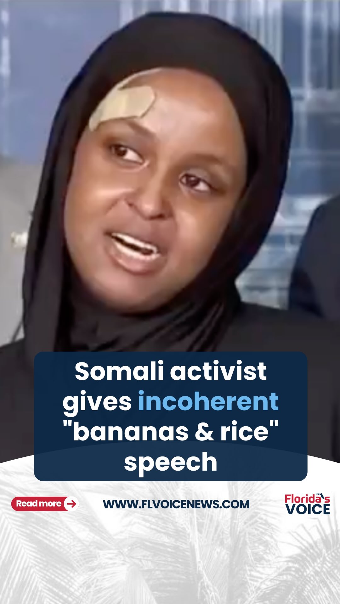 ‘IT’S A LOT’: Somali activist gives incoherent speech about bananas and ...