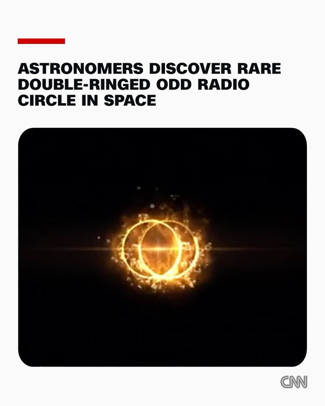 An unusual double-ring structure spotted in space with the help of ...