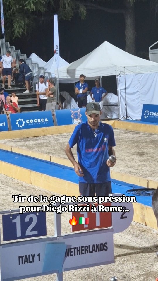 Devant son public, tapé-gagné pour Diego Rizzi... 🔥 🔫 On le retrouvera ...