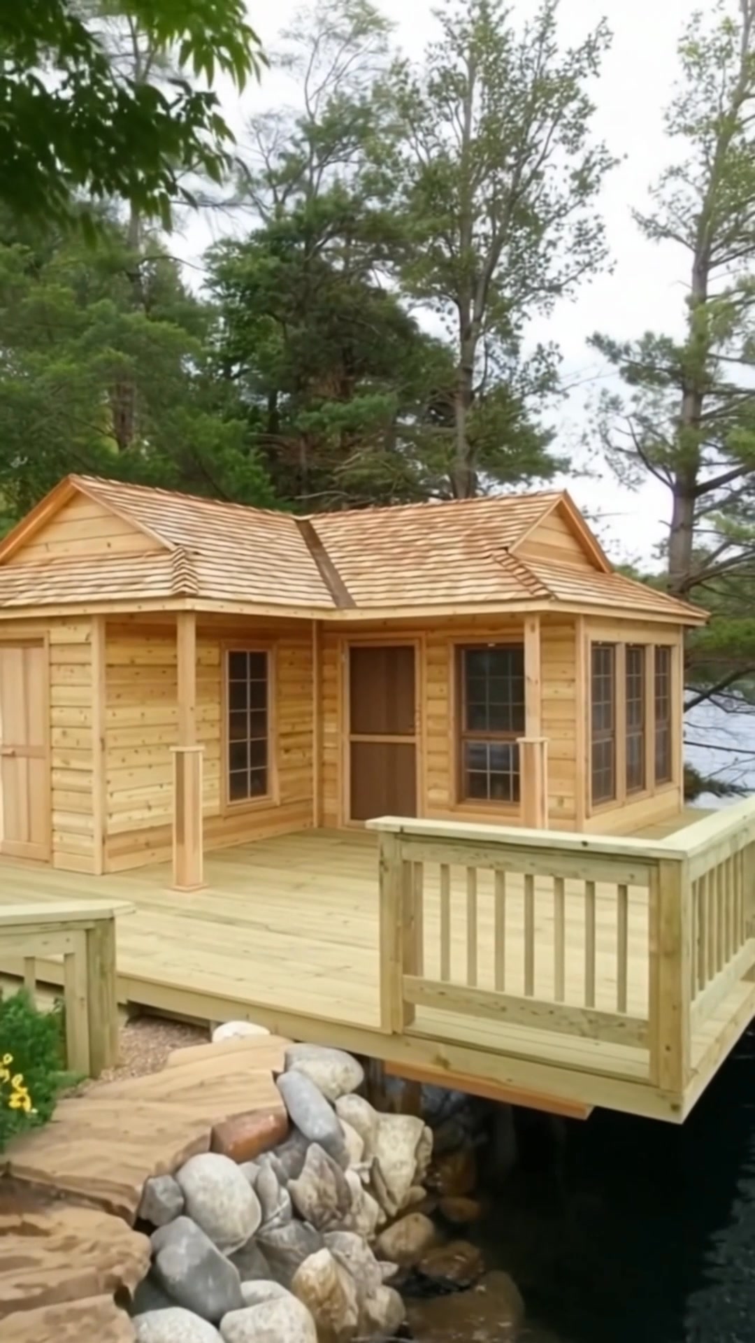 Assemble This Beautiful Wood Cabin Kit for Only $23,000 | Log Cabin ...