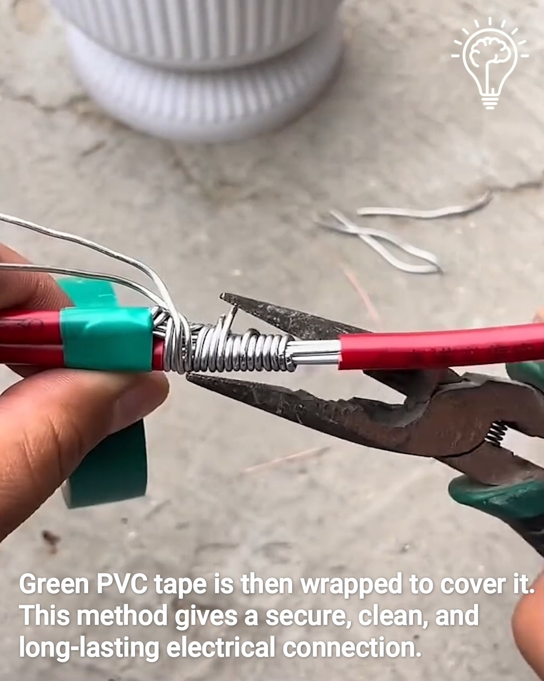 Wire Fixing with Pliers and Tape. #WireFixing #ElectricConnection # ...