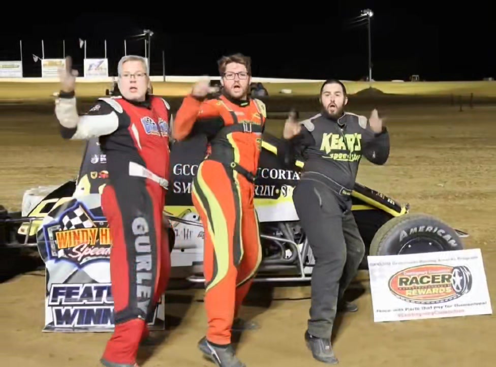 Windyhollow 2025 top 3 doing the victory dance!!! All in fun folks.. it ...