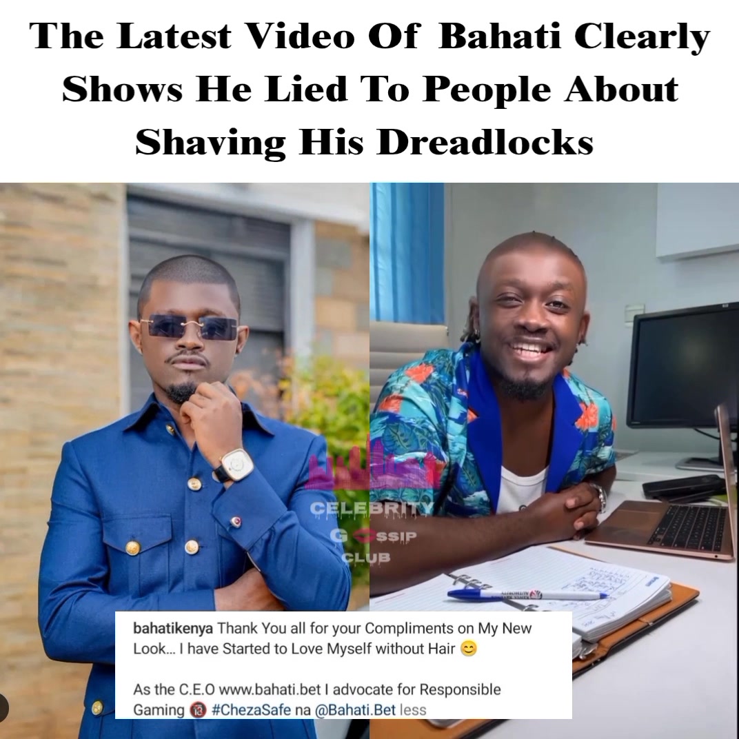 The Latest Video Of Bahati Clearly Shows He Lied To People About ...