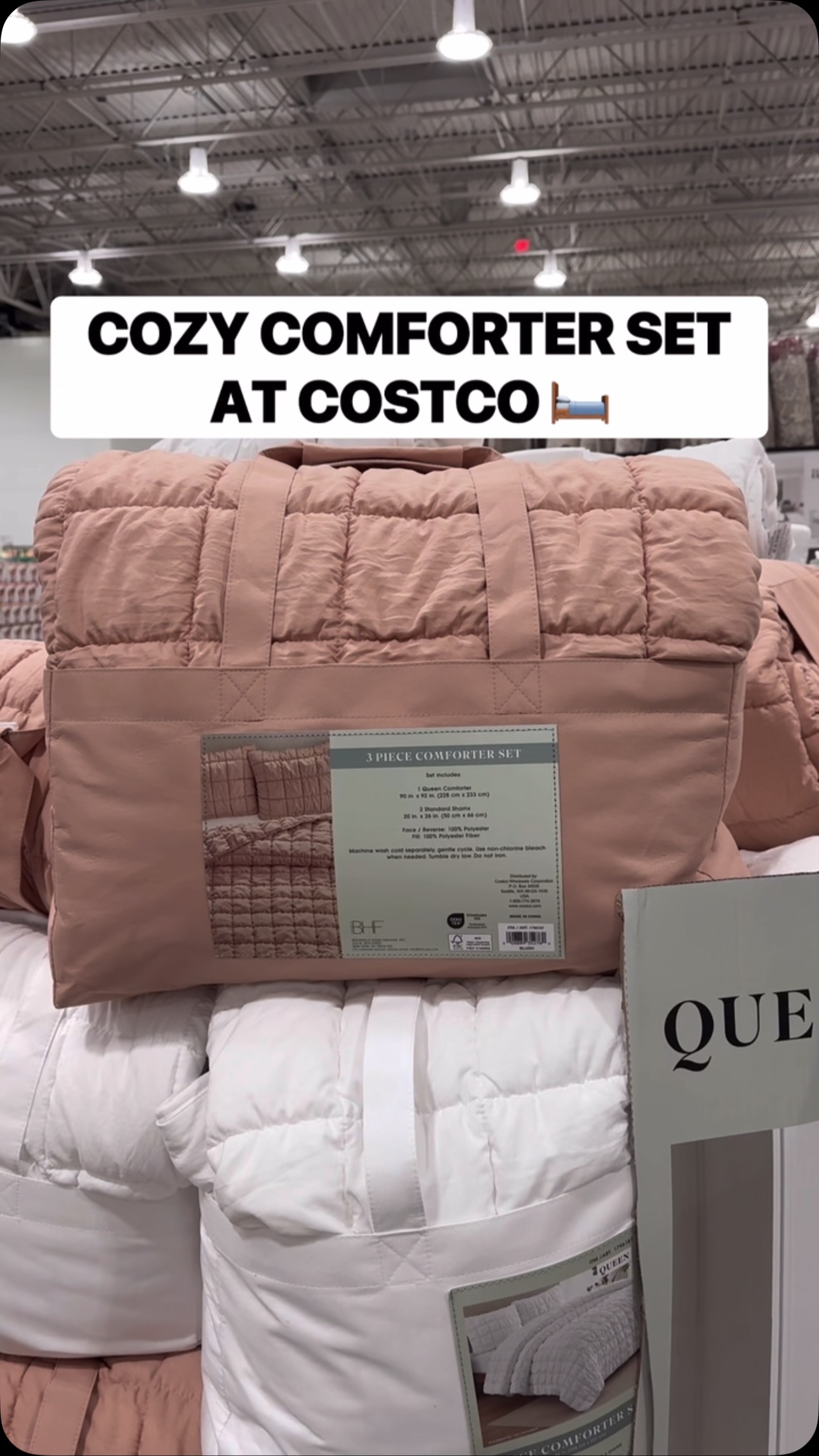 🛏️ Cozy Comforter Set at Costco! Each set includes one comforter