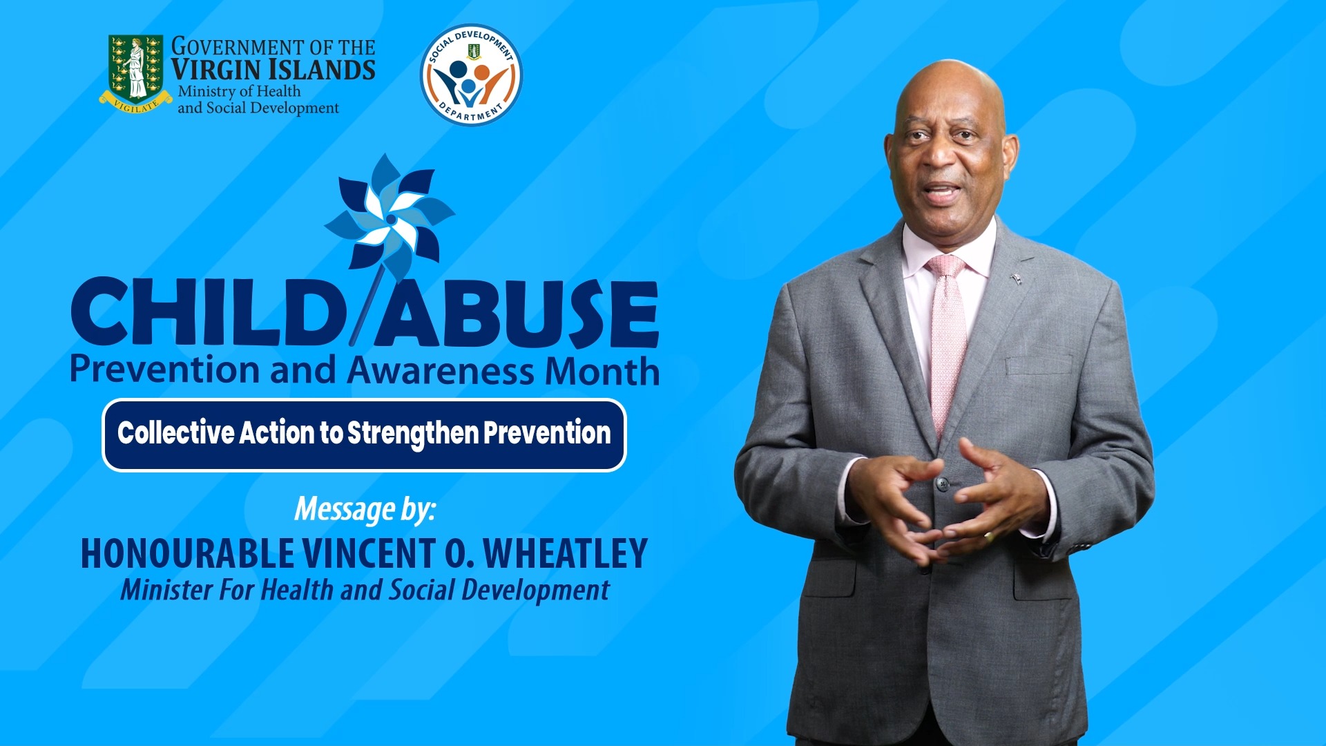 Child Abuse Prevention and Awareness Month Message by Honorable Vincent ...