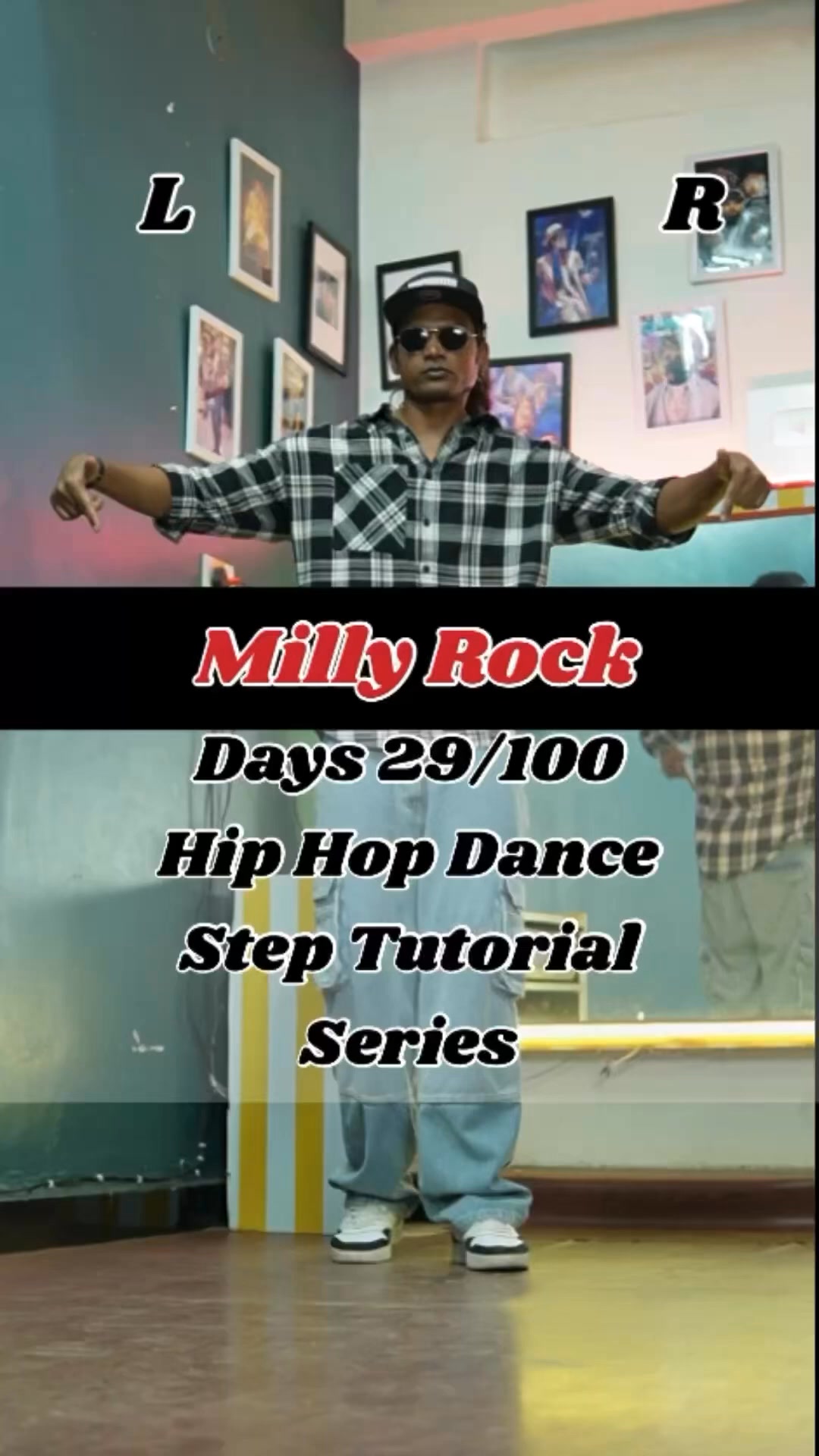 Milly Rock Day 29100 hip hop basic step Tutorial #jddancetutorial # ...