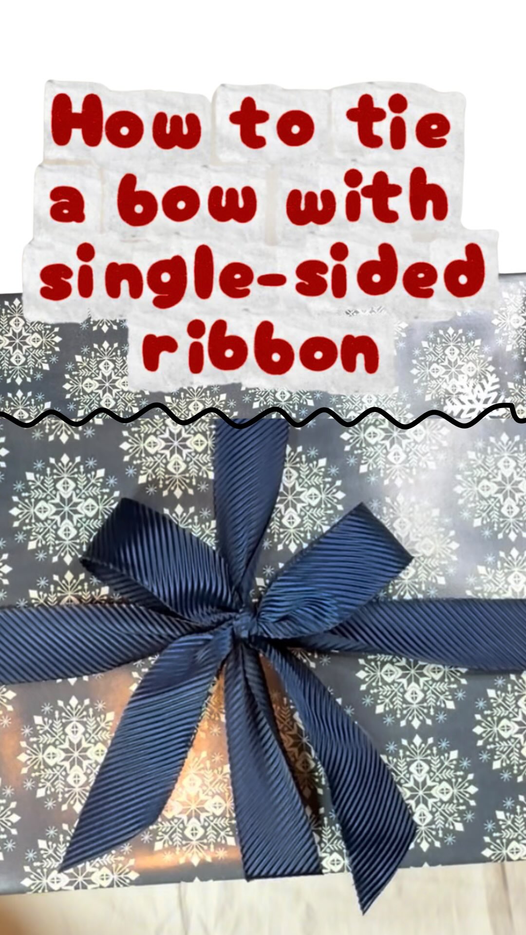 Same single-sided ribbon, just a little extra drama. This time I’m ...