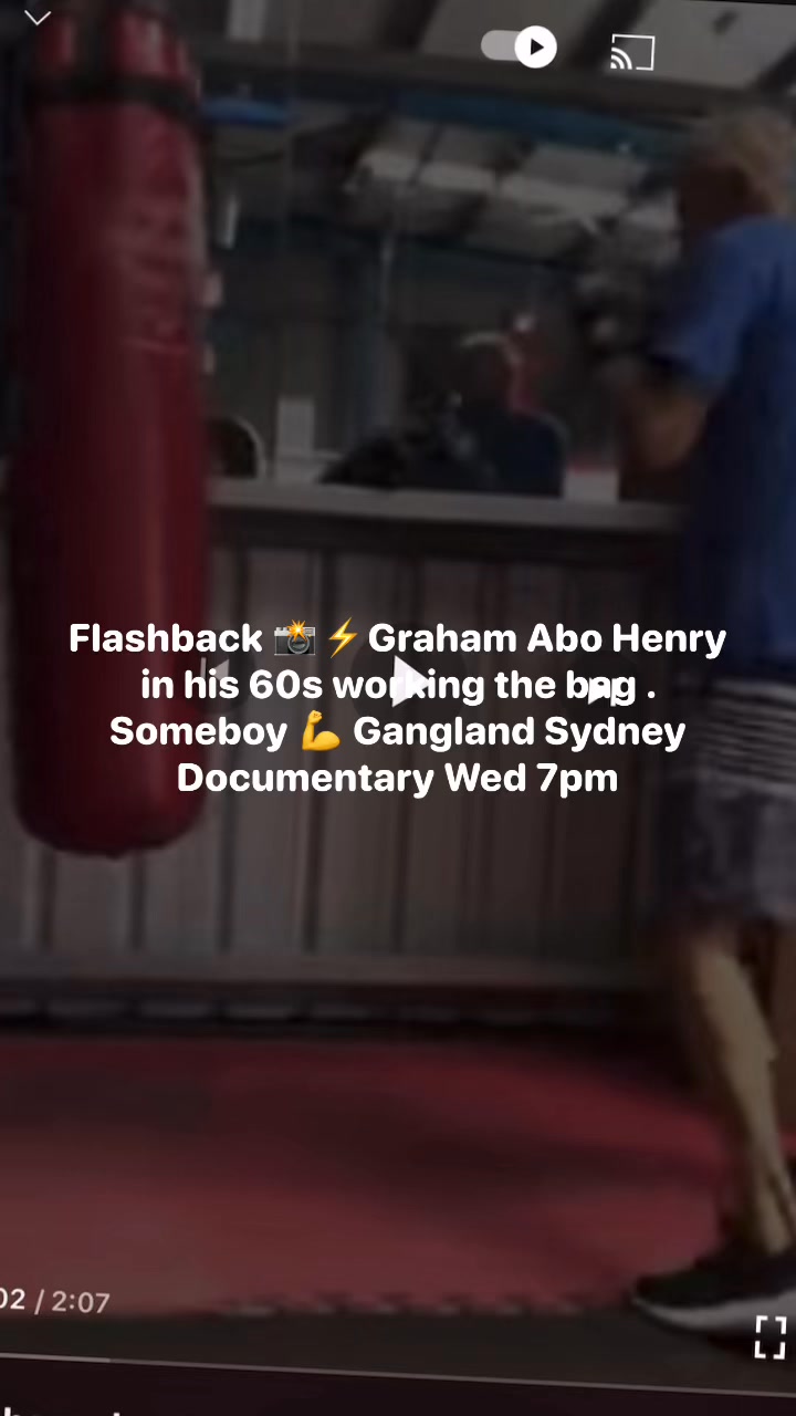Graham Abo Henry Gangland Sydney Old School . Documentary Wed 7pm 👊# ...