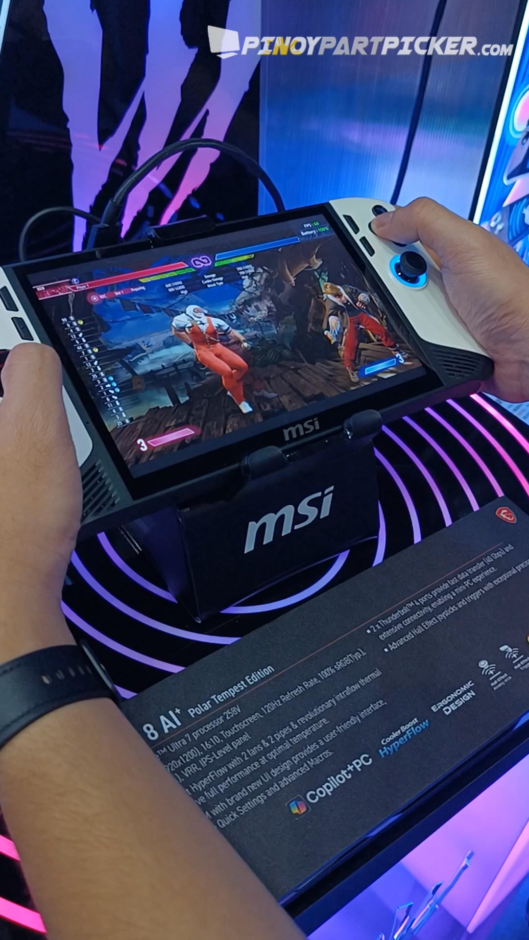 MSI Claw AMD and INTEL models in COMPUTEX 2025 #MSIClaw #COMPUTEX2025 ...