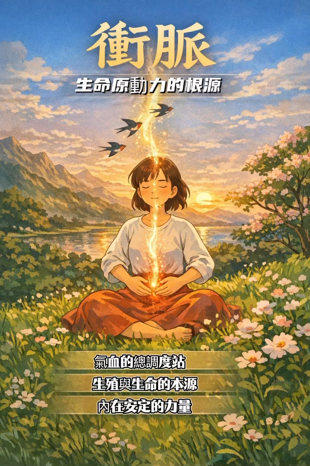 衝脈｜生命最深層的原動力 在《黃帝內經》中，衝脈被稱為「十二經脈之海」與「血海」。 它不只是經絡之一，而是所有經絡能量的源頭，直接連結著我們最 ...