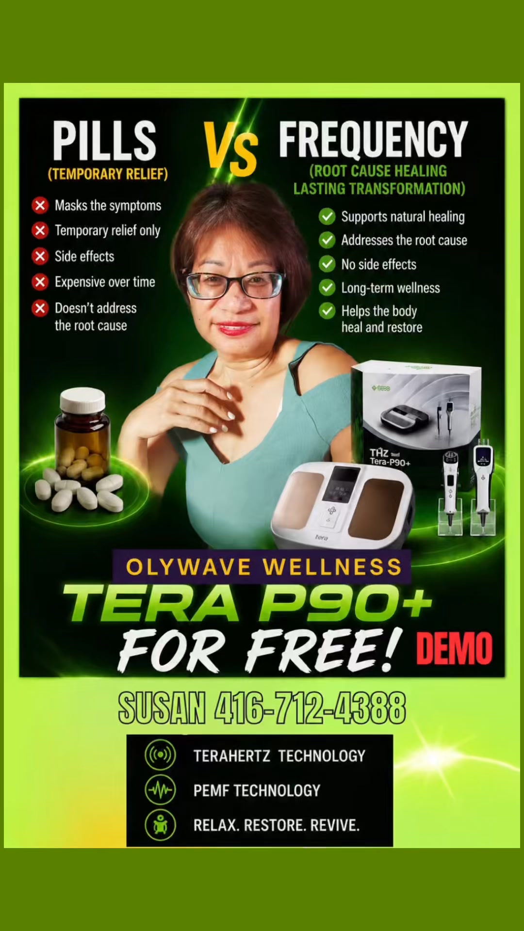 OlyLife P90 OlyLife Tera P90 PEMF Device NEW Factory Sealed