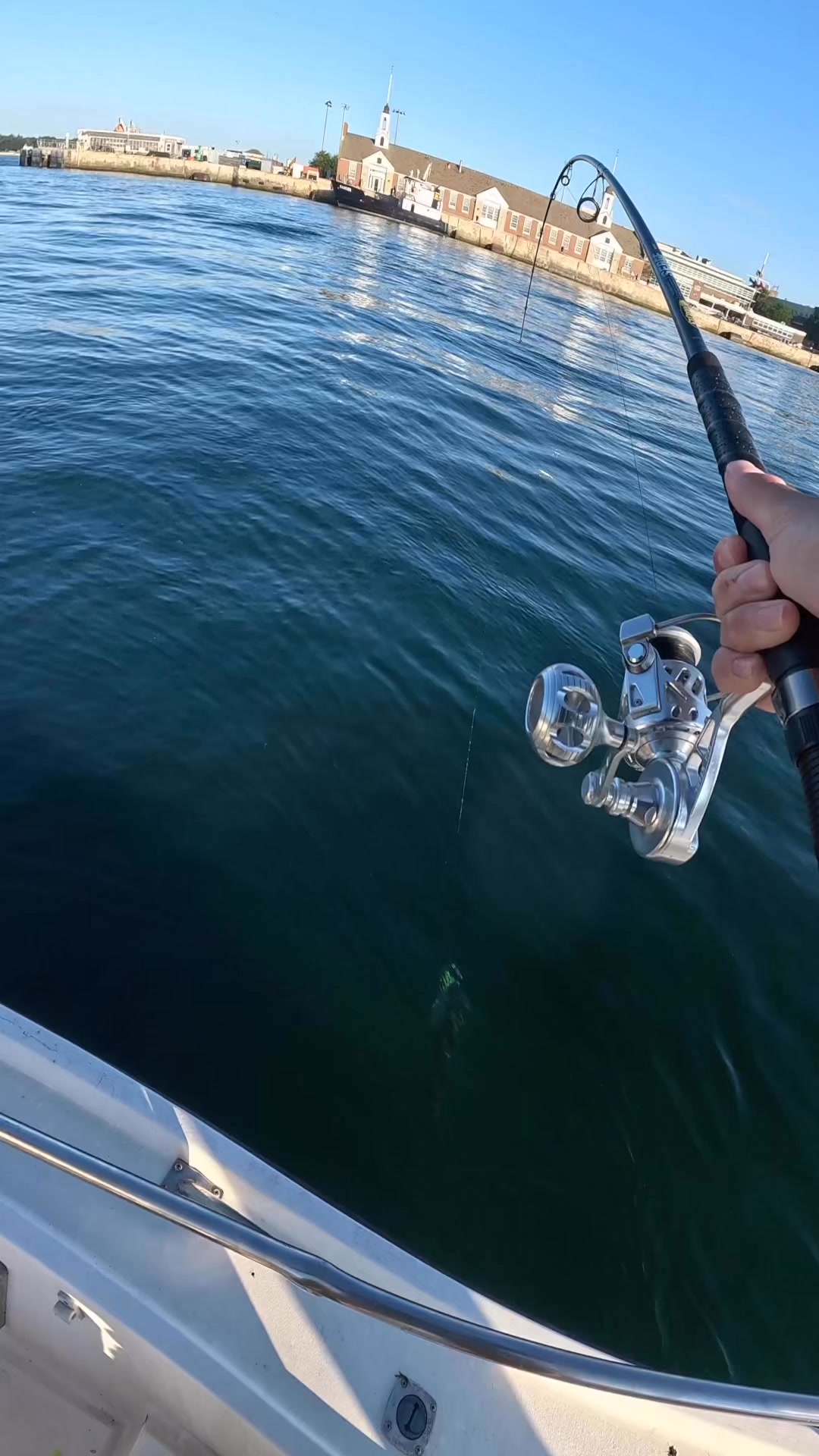 best type of fishing pole for bass Jerkbait Casting Rod BKK Bluefin Tuna Tackle - Color:Orange Sunet Glow