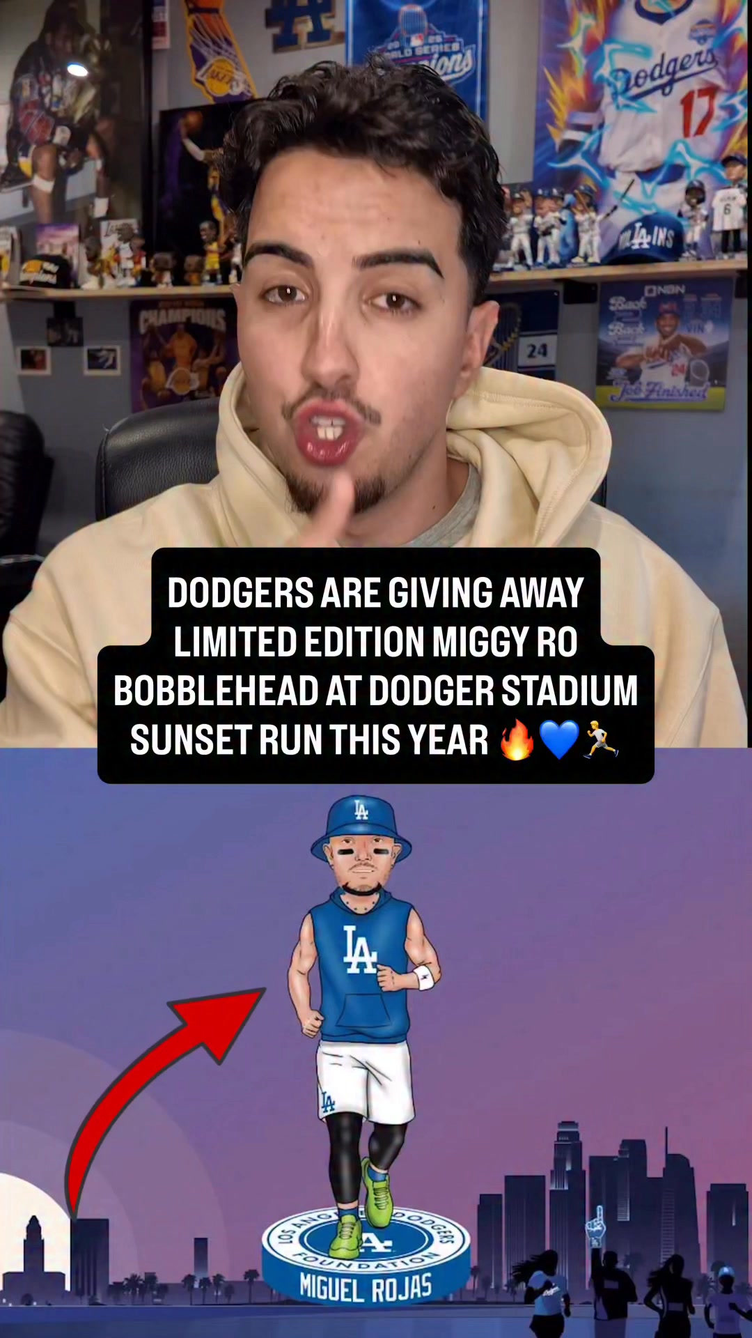 The Dodgers Foundation is giving away limited edition Miguel Rojas