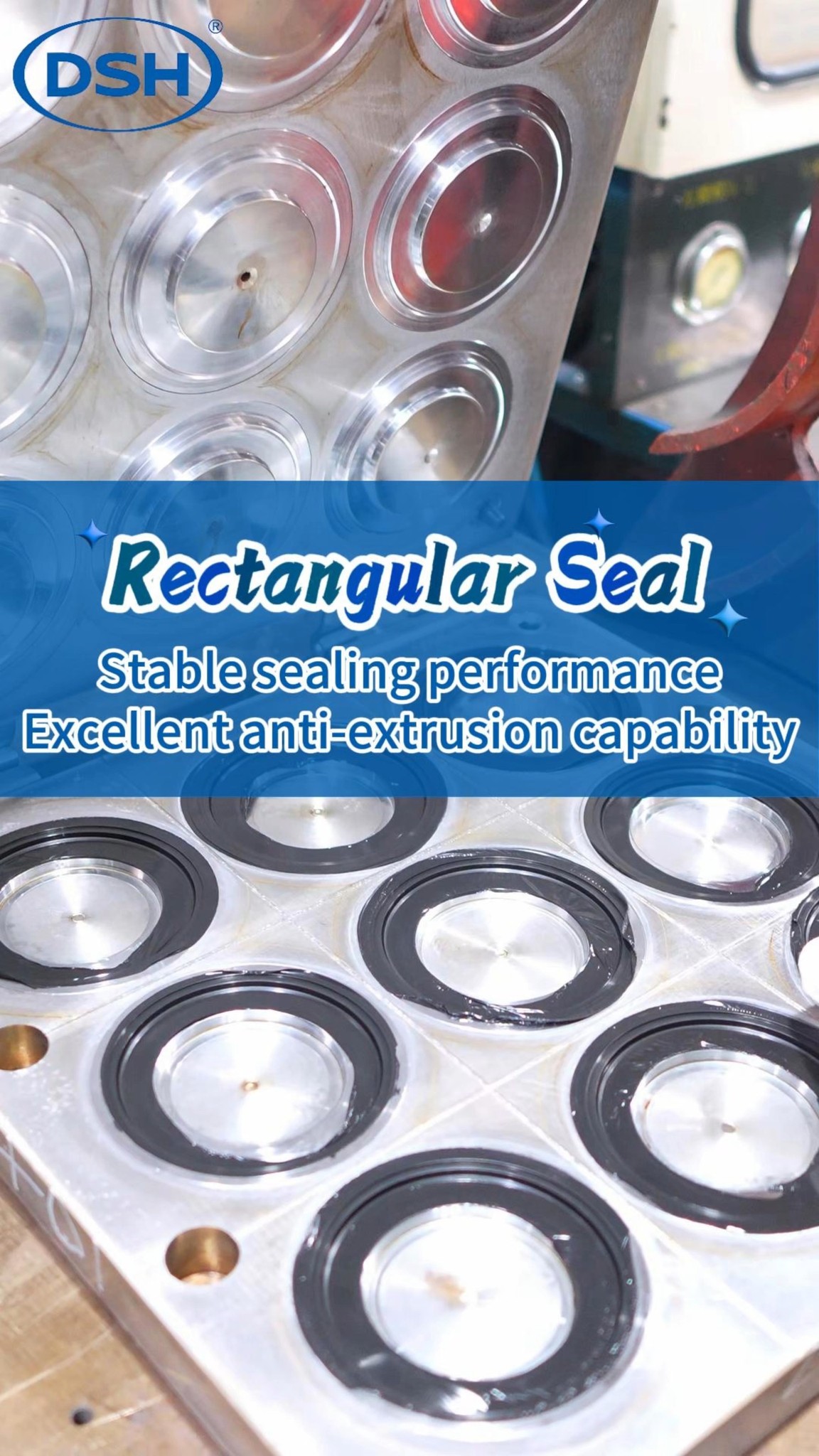 Rectangular Seal / Square Ring Compared with standard O-rings ...