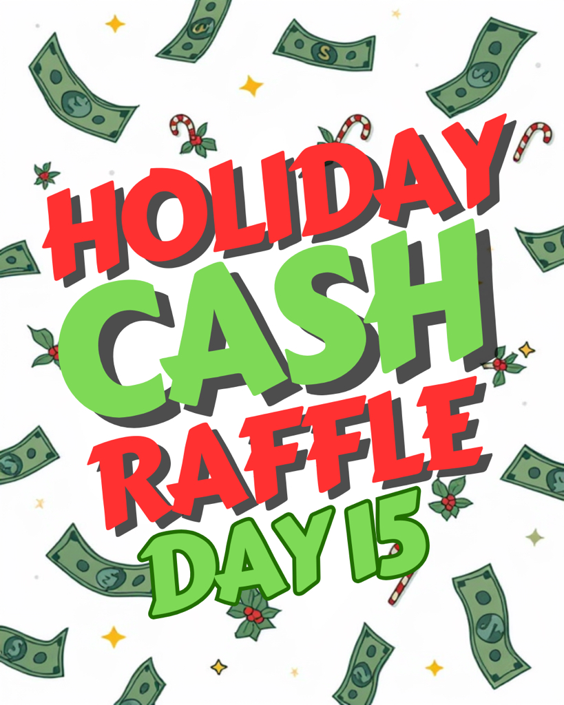 Day #15 Holiday Cash Raffle Winner is…Nicole Weckherlin!!! 💵 | Eureka ...