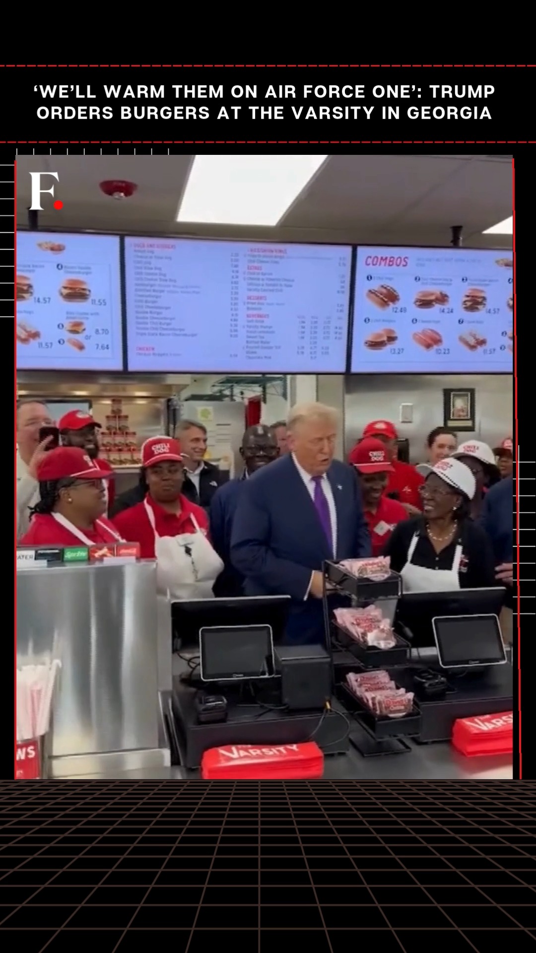 #FirstpostNews: US President Donald Trump made a surprise stop at The ...