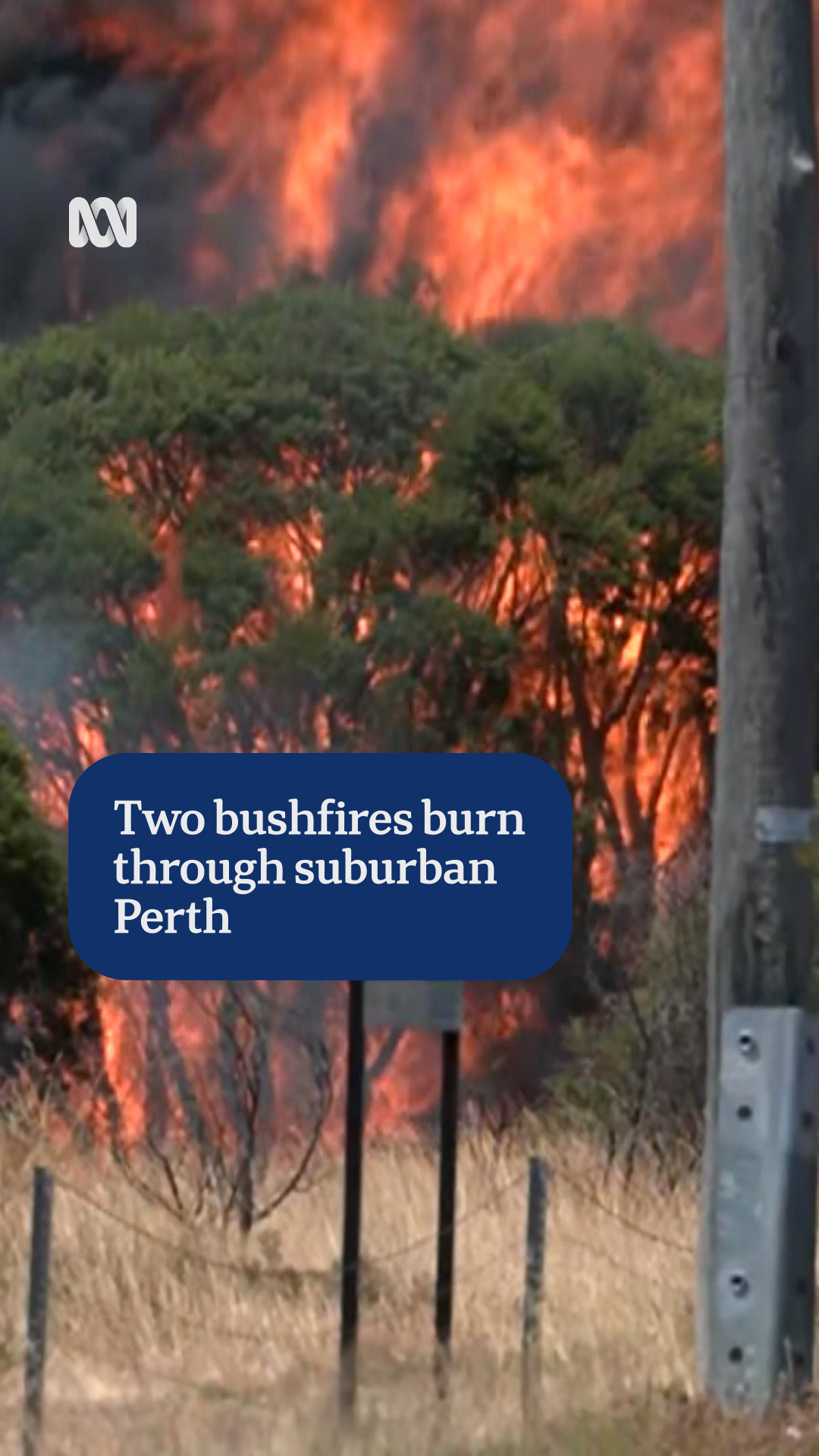 Lives and homes are under threat across Perth's south-east and north ...