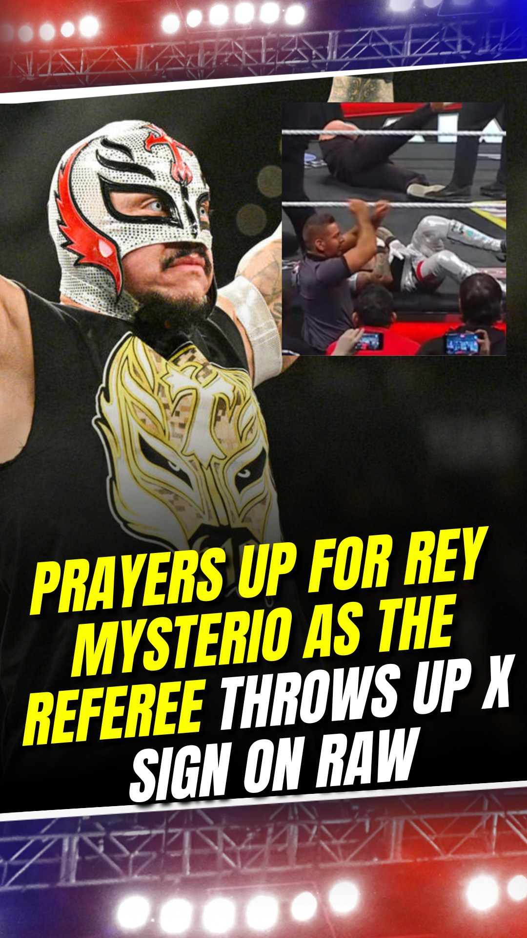 🌟 Prayers up for Rey Mysterio! 🙏 The legendary wrestler faced a serious ...