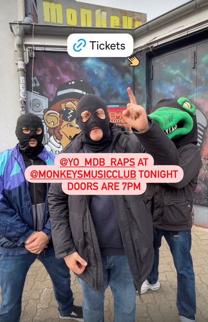 MDB at Monkeys Music Club Hamburg tonight! Come and rock together with ...