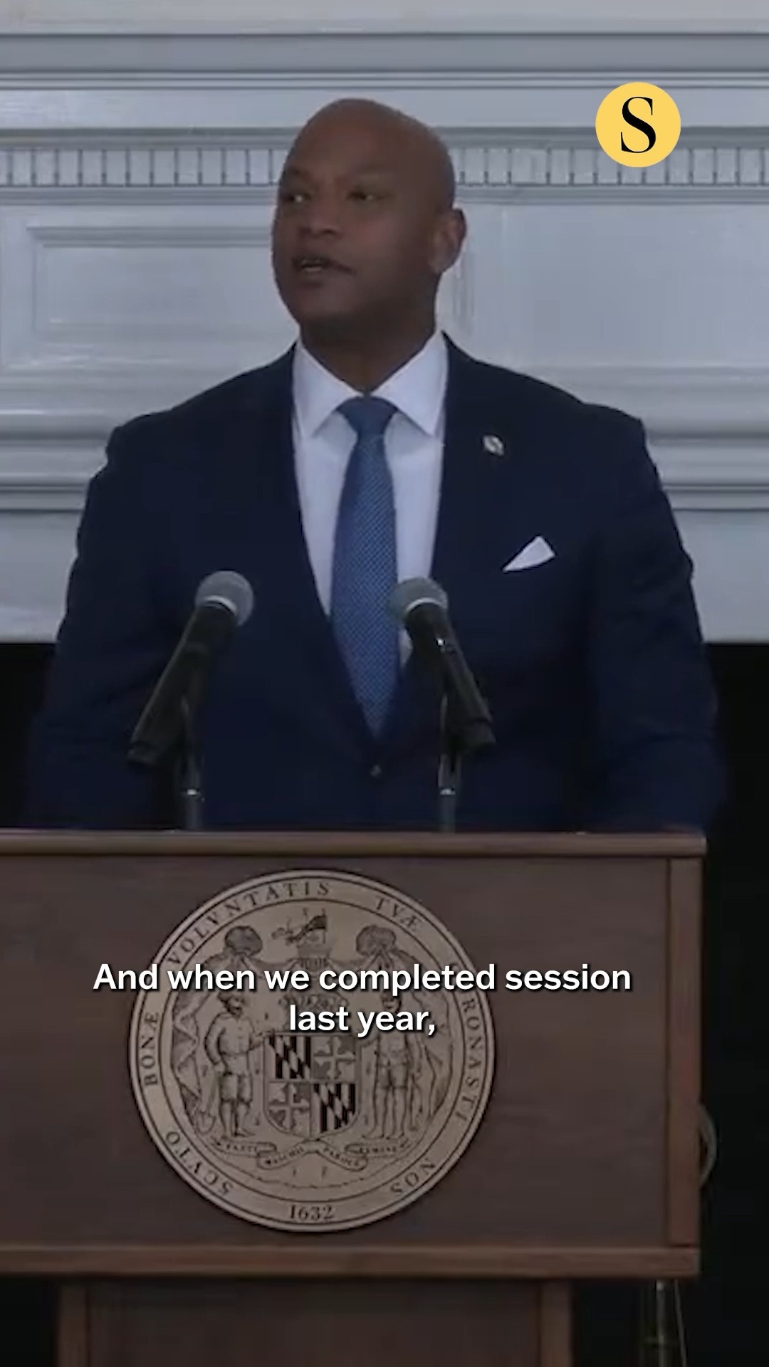 Gov. Wes Moore said at a news conference on the state budget that the ...
