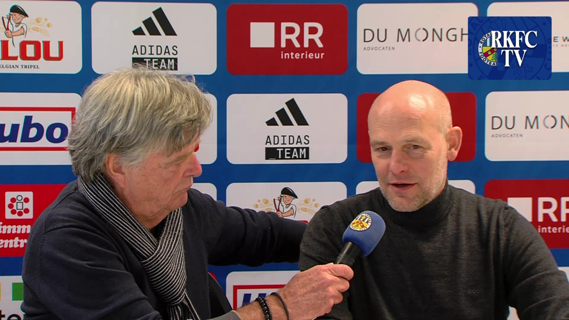 Na onze overwinning tegen Diegem Sport waren de coaches van beide teams ...