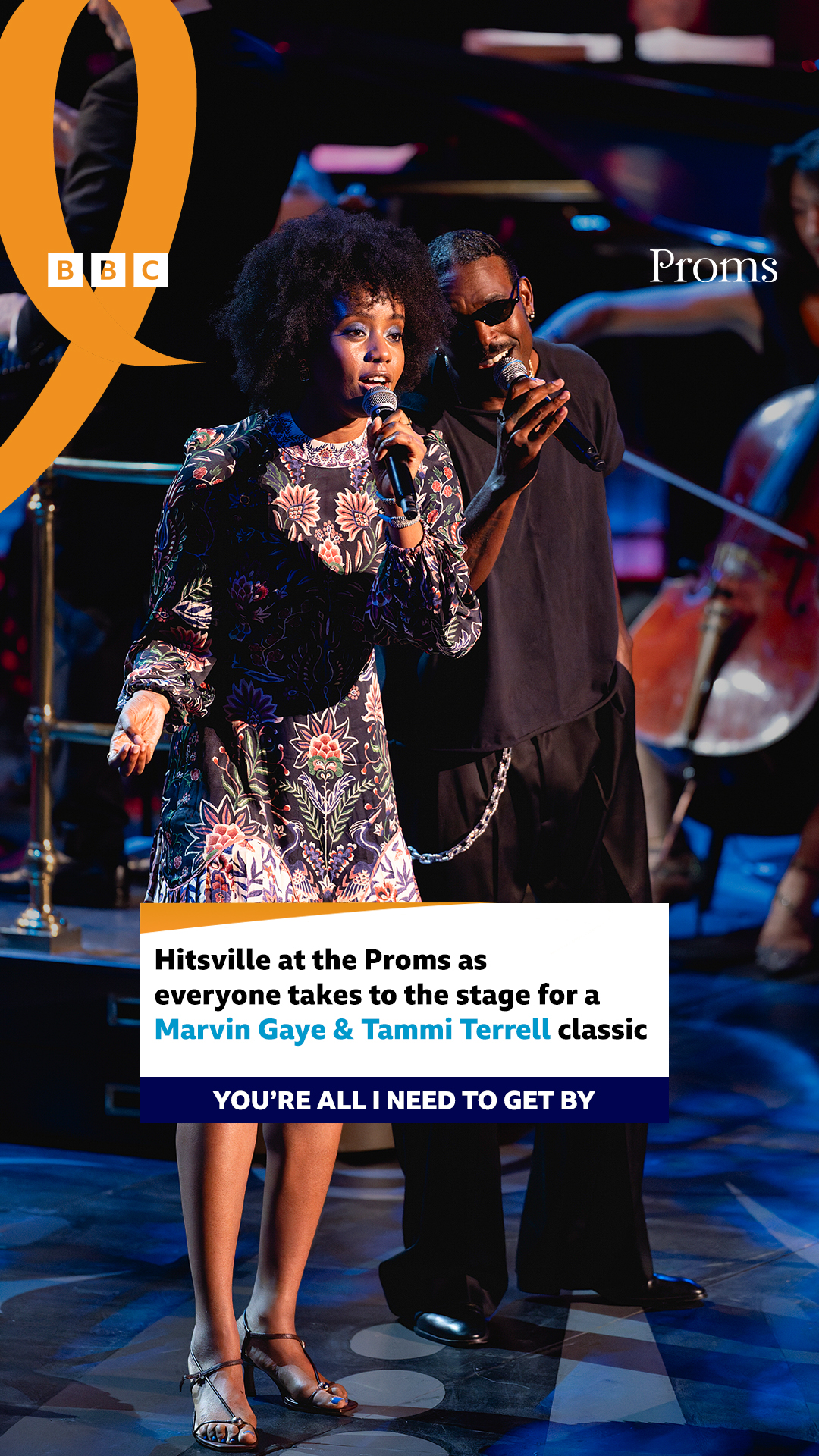 blue dress with rose gold shoes Listen baby... 🎙️🎶⛰️⁣, ⁣, Stepping into the sweet soul of Marvin Gaye and Tammi Terrell are: Luke James, Vula Malinga, Cherise, Wayne Hernandez, BAELY the LJ Singers., ⁣, Everyone is up for The flattering square