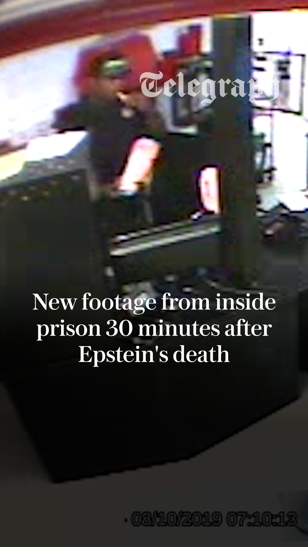New footage released by the Department of Justice shows guards inside ...