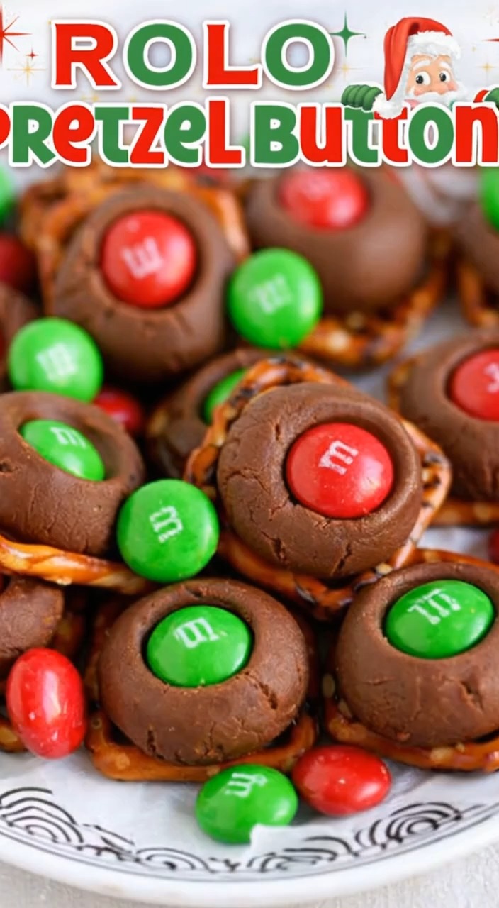 🍫 Rolo Pretzel Buttons Recipe Ingredients Mini pretzels (square or ...